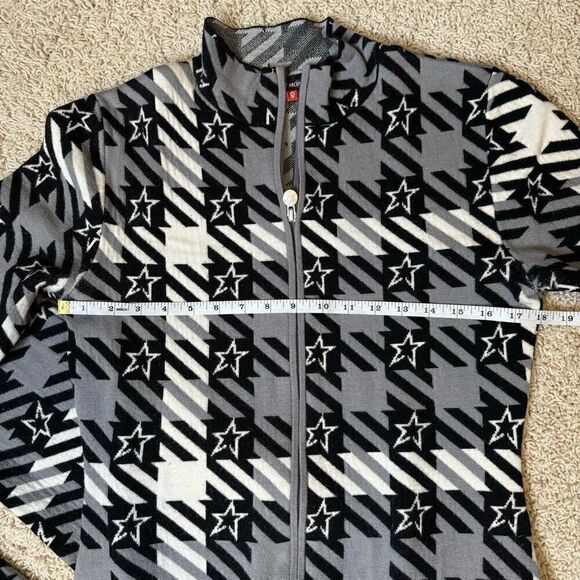 Perfect Moment Nordic Merino Wool Jumpsuit Ski Suit Sweater Large Grey Black - Picture 3 of 4